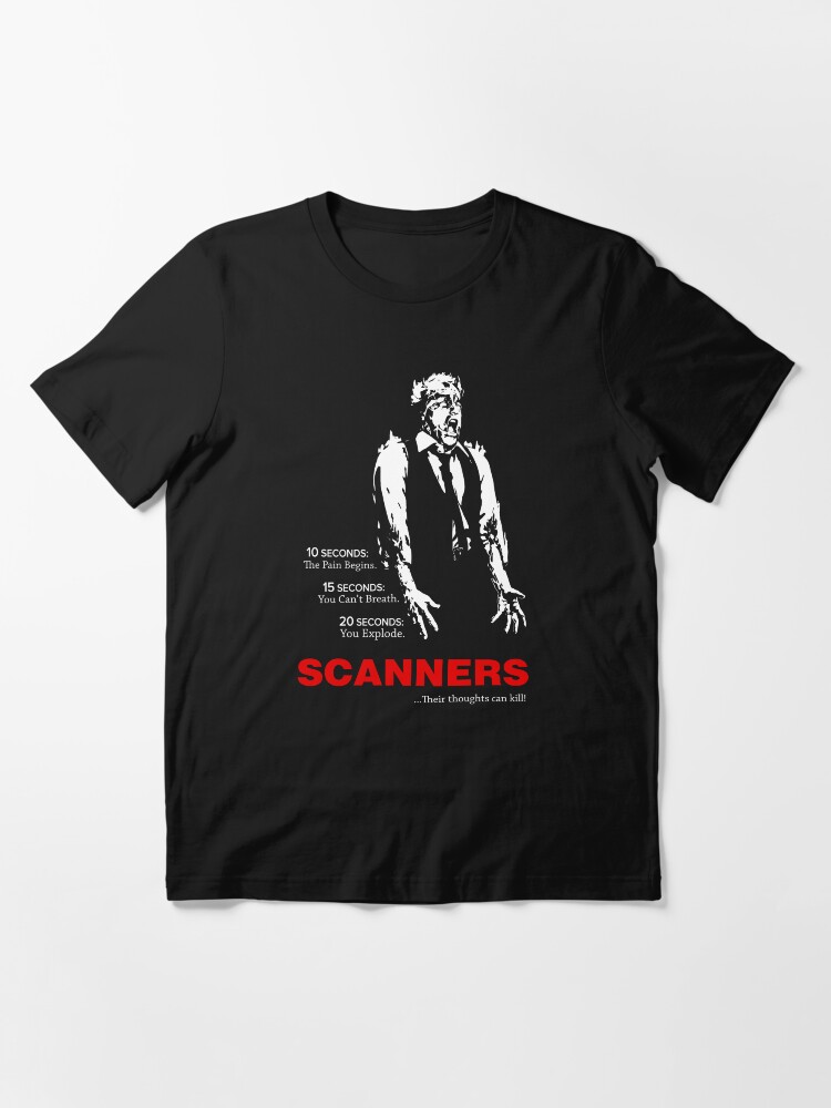 "Scanners (1981)" Tshirt for Sale by BadgerofWater Redbubble 80s t