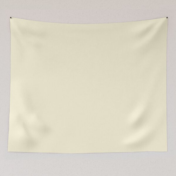 Item preview, Creamy Pale Yellow Solid designed and sold by kierkegaard.