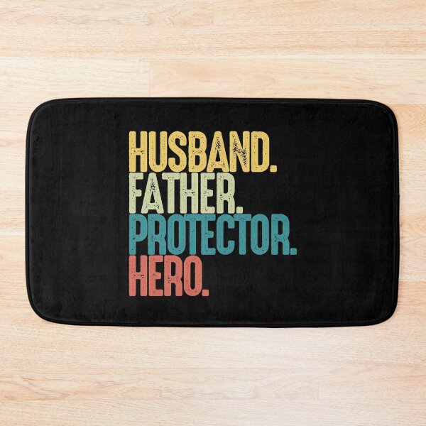 Item preview, Husband Father Protector Hero Vintage Gift for dad Fathers day funny  designed and sold by alenaz.