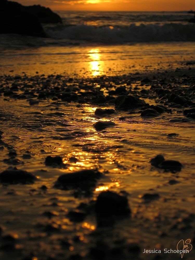 Thumbnail 3 of 3, Poster, Sunset Rocks II designed and sold by Jessica Schoepen.