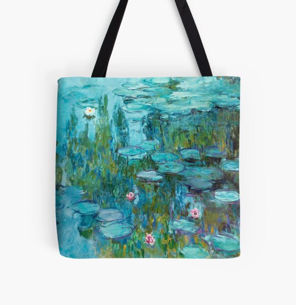 Claude Monet Water Lilies Tote Bag, Aesthetic Tote Bag, Art Tote Bag Gift,  Custom Monet Gift Bag, Monet Tote Bag, Artsy Tote Bag, Monet Lili - Slyarts