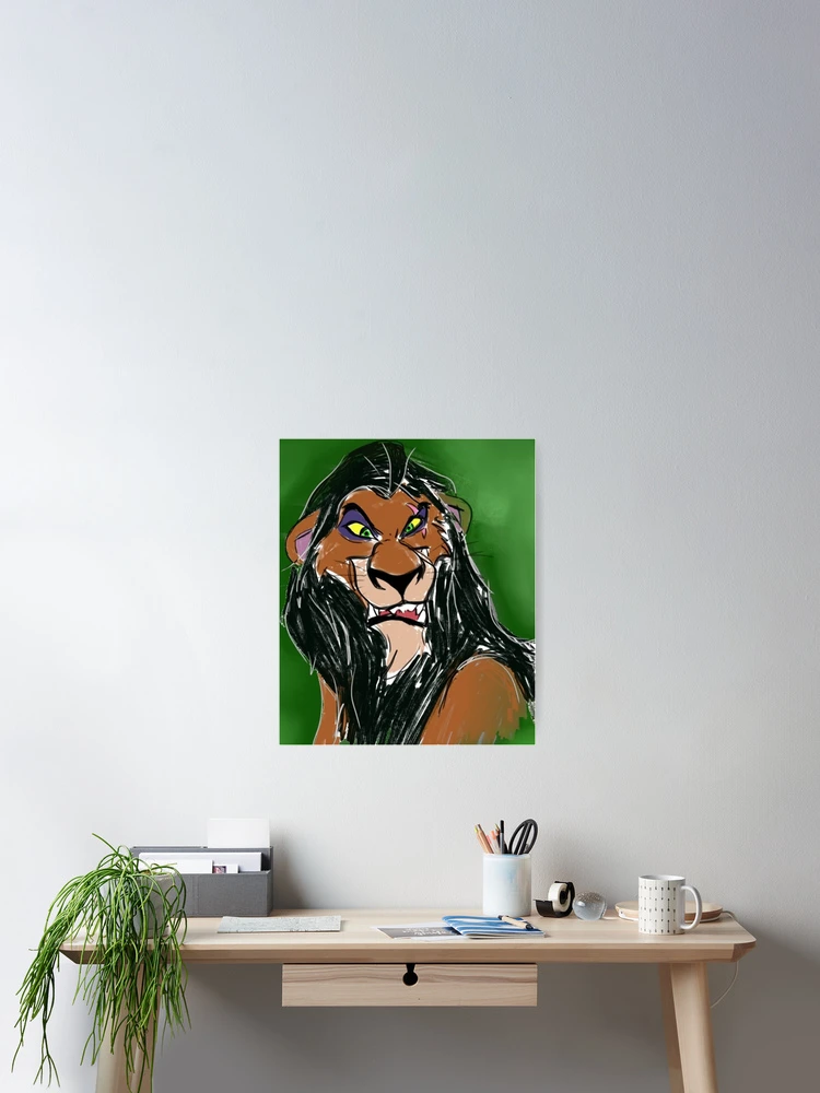 Thumbnail 2 of 3, Poster, Scar designed and sold by Randi Vaughan.