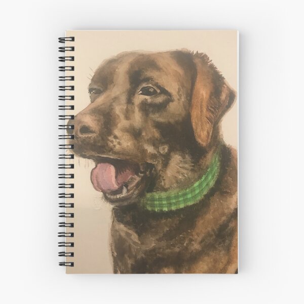 Item preview, Yawning Chocolate Labrador  designed and sold by AlisonMarshArt.
