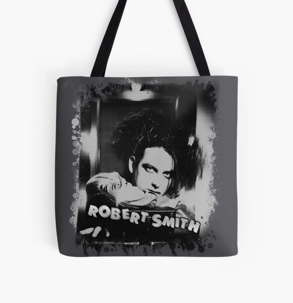 Splatter Grunge Goth Rock Robert Smith All Over Print Tote Bag