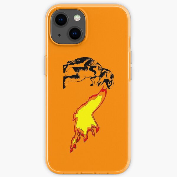 Dinosaur - Orange iPhone Soft Case