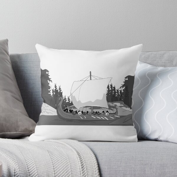Drakkar Throw Pillow