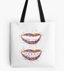 Teeth braces, dental anatomy Tote Bag