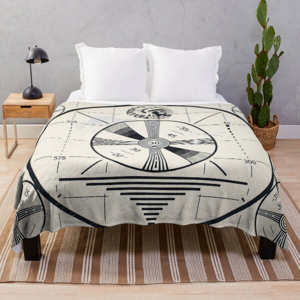 Item preview, Retro TV Monoscope Test Pattern designed and sold by Glimmersmith.