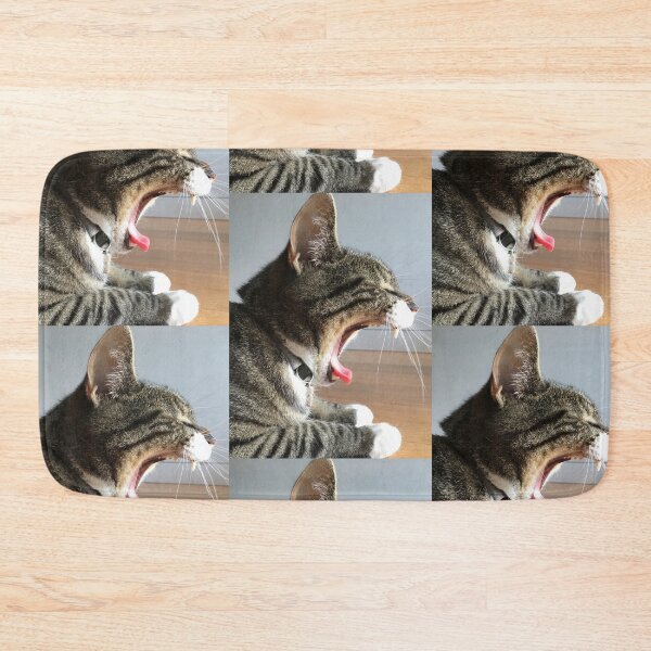 Item preview, Yawning Cat Steven (in color) designed and sold by ByMaSOLE.