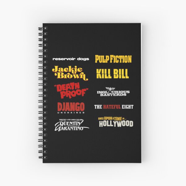quentin tarantino / filmography Spiral Notebook