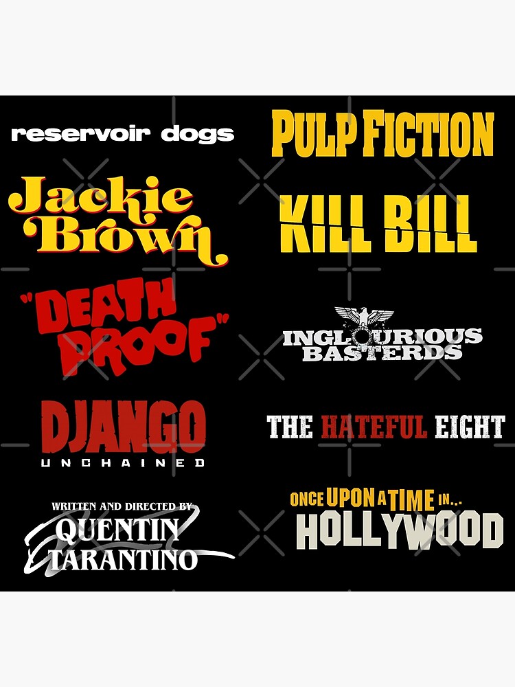 Films directed by quentin tarantino