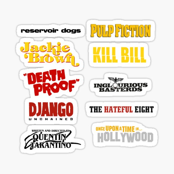 quentin tarantino / filmography Sticker