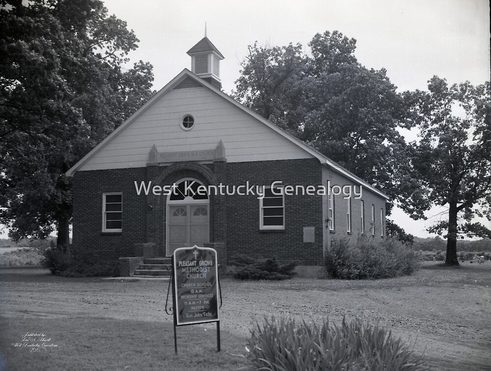 "Pleasant Grove Methodist Church " by WEST KENTUCKY GENEALOGY Redbubble
