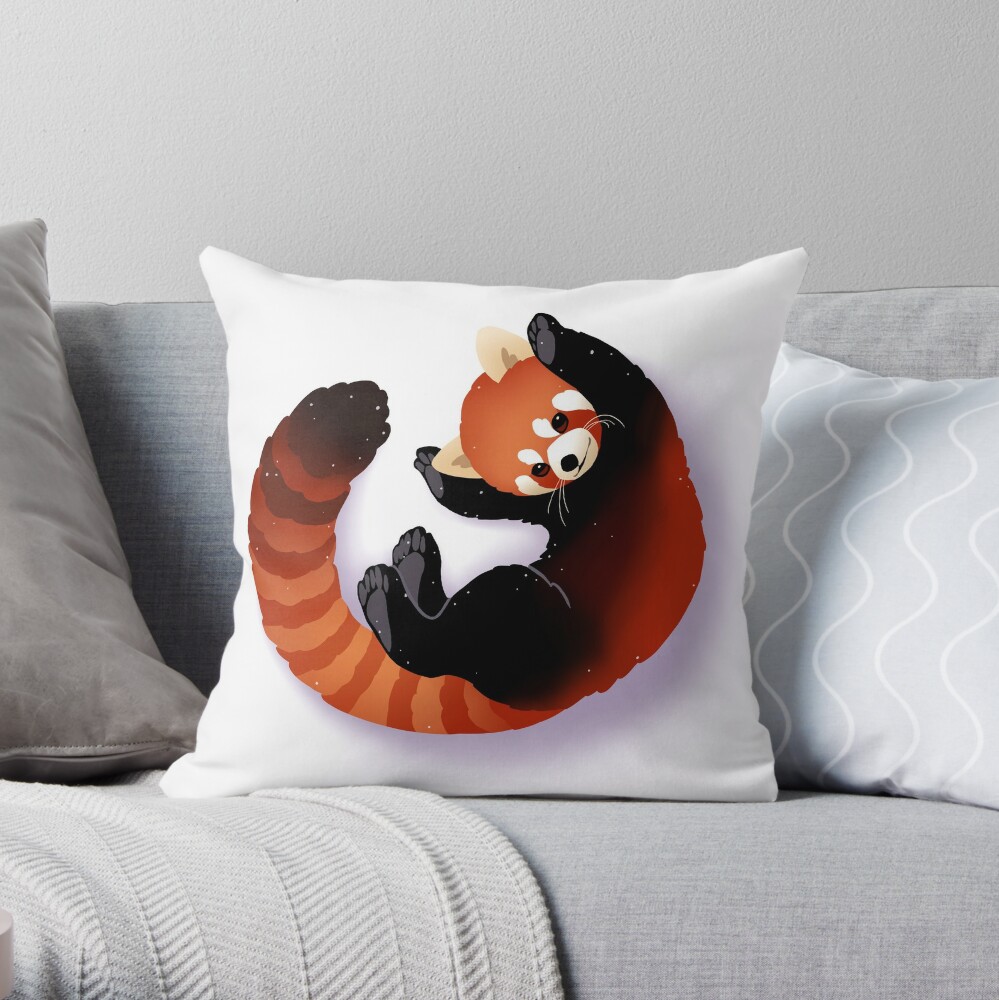 panda throw pillow