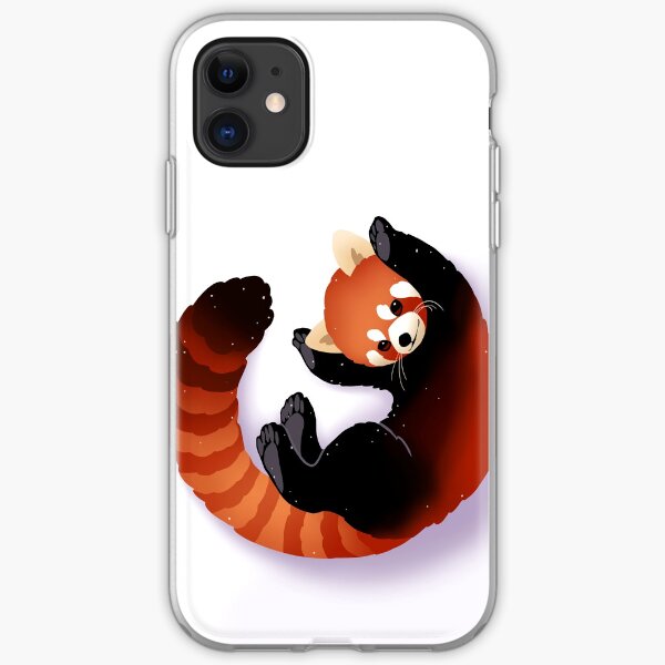 Panda rouge Coque souple iPhone