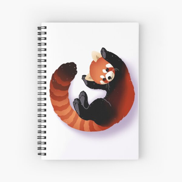 Red Panda Spiral Notebook