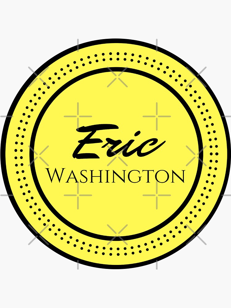 Thumbnail 3 of 3, Sticker, the small logo designed and sold by Eric Washington.