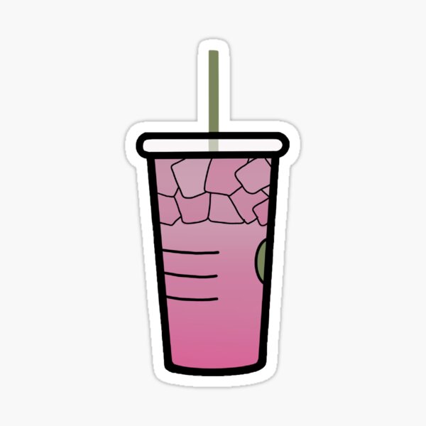 Pink Starbucks Stickers for Sale