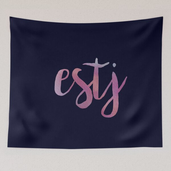 Item preview, ESTJ Personality MBTI - Watercolor  designed and sold by the-bangs.