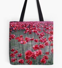 Poppies At The Tower Of London Tote Bag