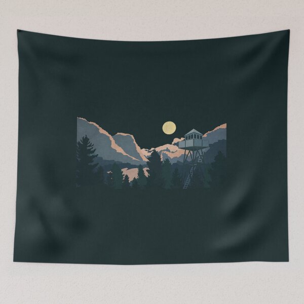 Item preview, Moonlit Watchtower designed and sold by SkySlate.