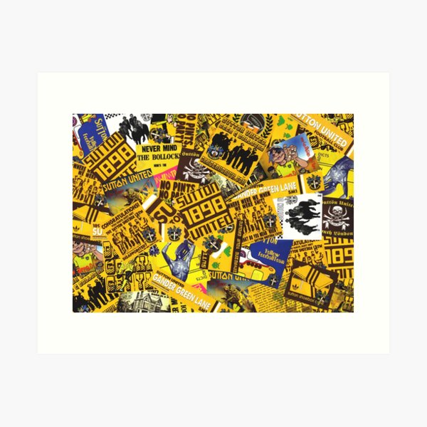 Stickerbomb! Art Print