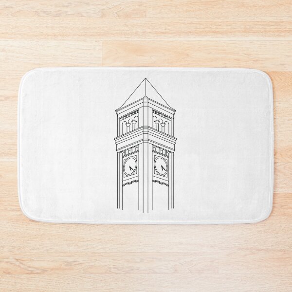 Item preview, Clocktower Line Art designed and sold by SkySlate.