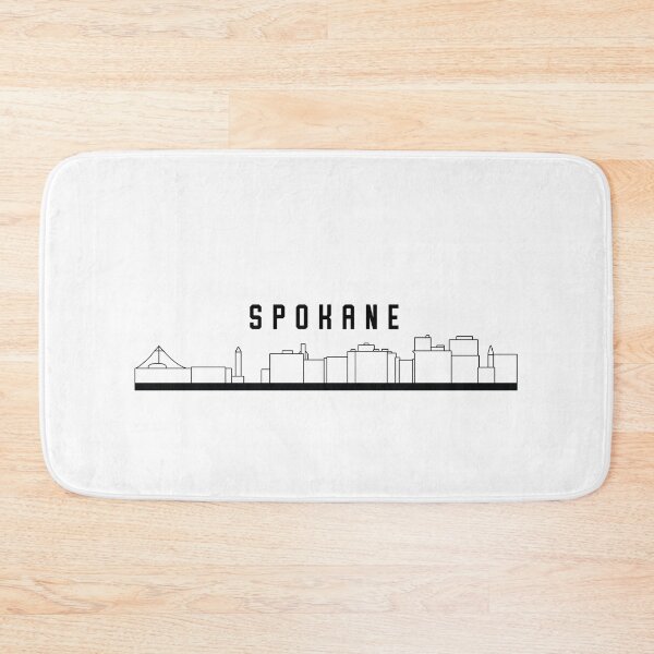 Item preview, Spokane Cityscape Line Art designed and sold by SkySlate.