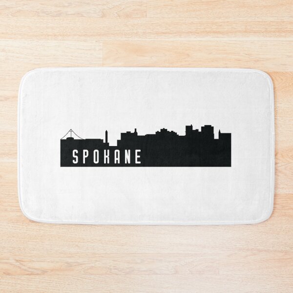 Item preview, Spokane City Silhouette  designed and sold by SkySlate.