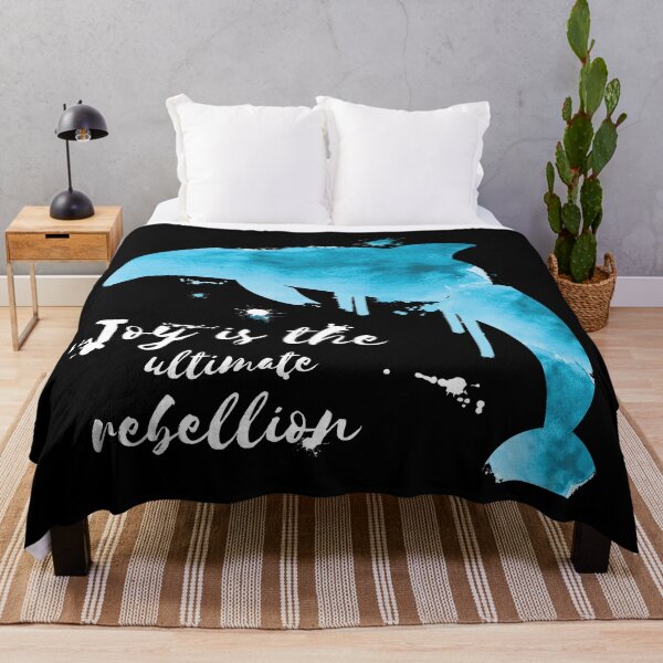 Item preview, Dolphin Watercolours "Joy is the ultimate rebellion" designed and sold by emphatic.