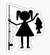 REEL GIRL Sticker