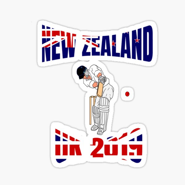 New Zealand Cricket Team World Cup UK 2019 Supporter Sticker