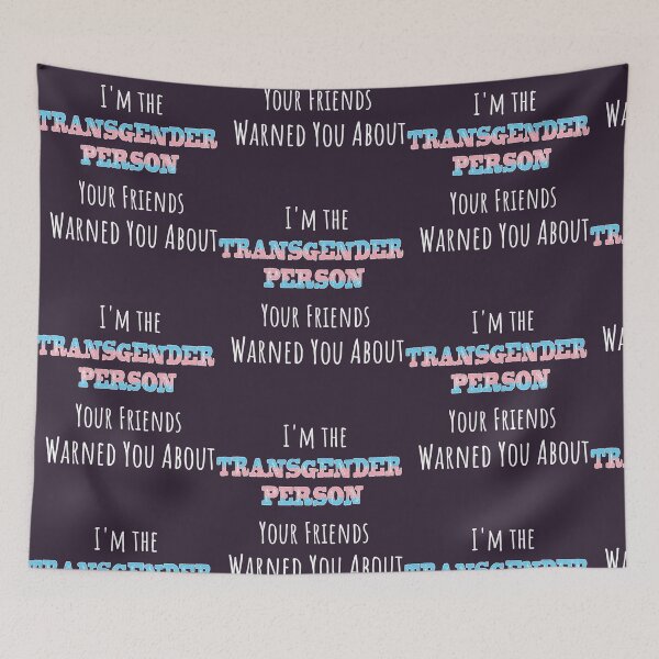 Item preview, Transgender Trans Person Funny Pride Humor Awareness print designed and sold by doodabobs.