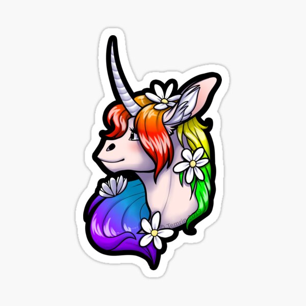 Pride Rainbow Unicorn Sticker