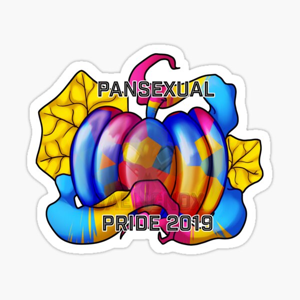 Pumpkin Pride - Pansexual Sticker