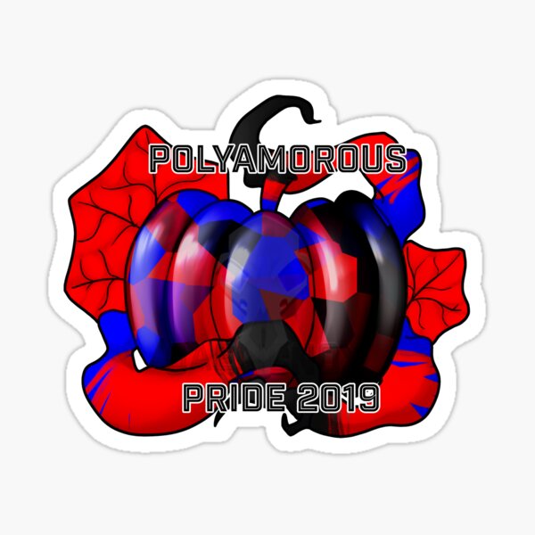 Pumpkin Pride - Polyamorous Sticker