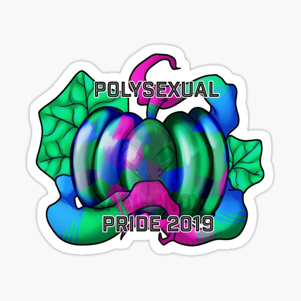 Pumpkin Pride - Polysexual Sticker
