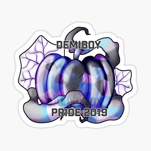 Pumpkin Pride - DemiBoy Sticker