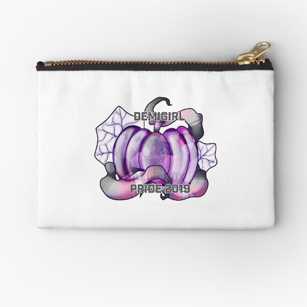 Pumpkin Pride - DemiGirl Zipper Pouch