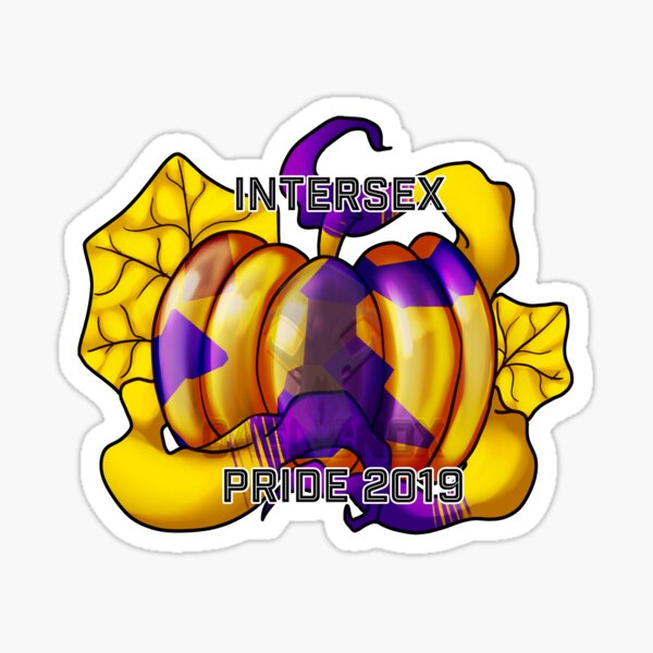 Pumpkin Pride - Intersex Sticker