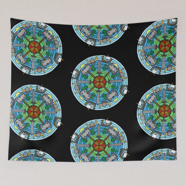 Item preview, Viking & Nordic Themed Mandala designed and sold by gorff.
