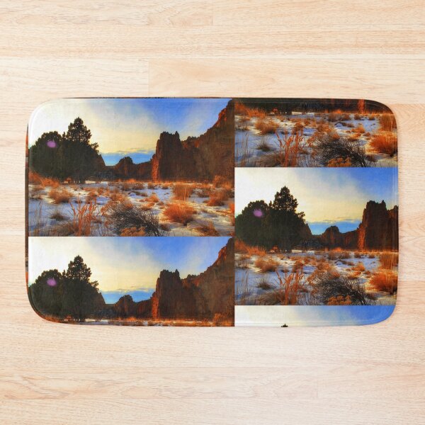 Item preview, Sun-kissed Snowy Mountains, Grass and Trees designed and sold by LemonsandInk.