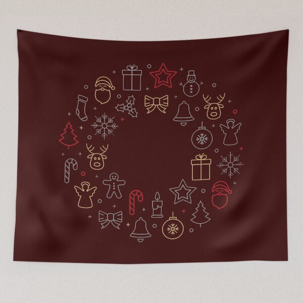 Item preview, Christmas - Red scandinavian ornaments designed and sold by LaPetiteBelette.