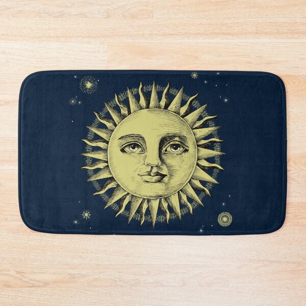 Item preview, Celestial Antique Sun And Sky Watercolor Batik designed and sold by BunnyThePainter.