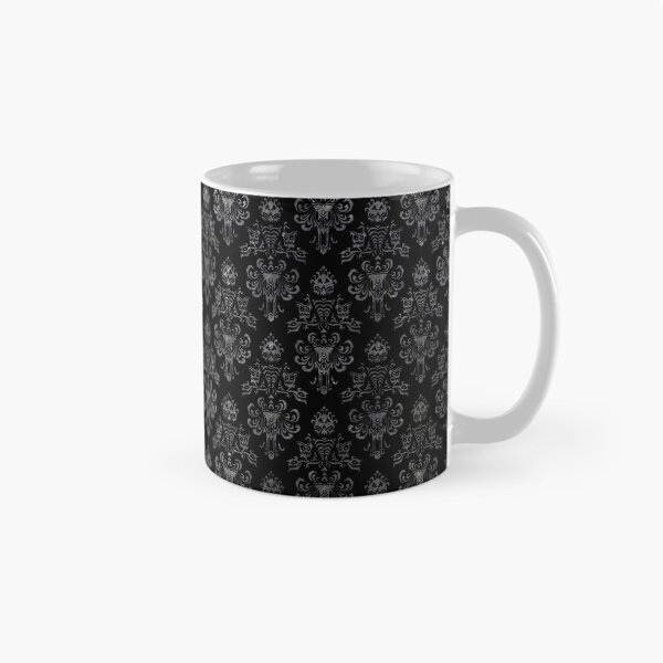 Item preview, Haunted Mansion Wallpaper Black and Silver designed and sold by FandomTrading.