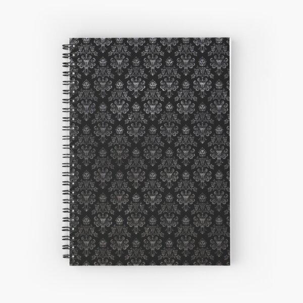 Item preview, Haunted Mansion Wallpaper Black and Silver designed and sold by FandomTrading.
