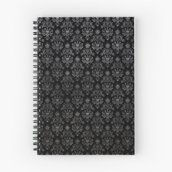 Item preview, Haunted Mansion Wallpaper Black and Silver designed and sold by FandomTrading.