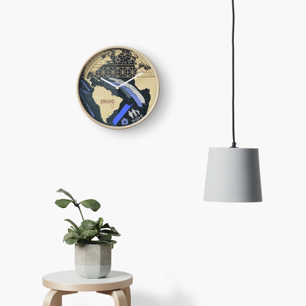 The world is your canvas. Clock