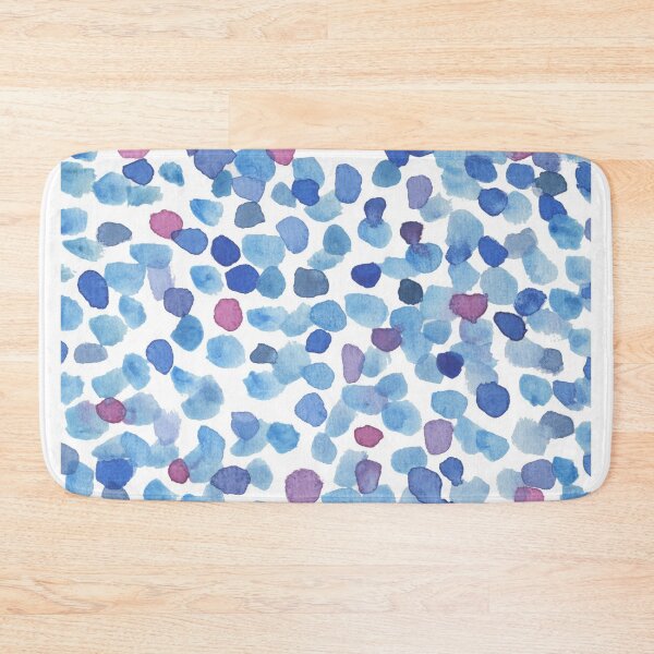 Item preview, Blue and Purple Watercolor Dots  designed and sold by Niina  Niskanen.