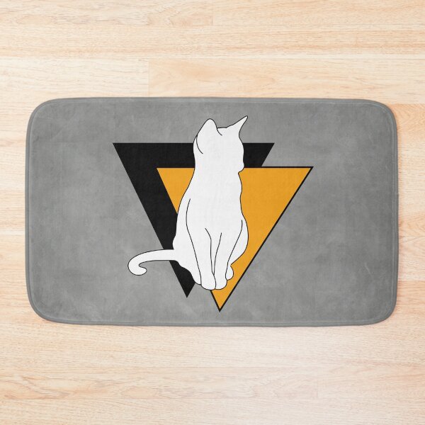 Item preview, Geometric Cat - Cement Burnt (Color 2) designed and sold by Melinski Arts.